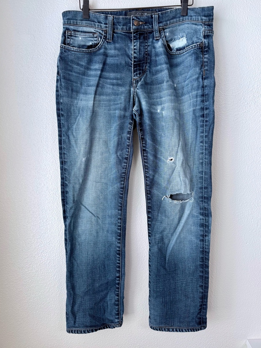 Joe's Jeans The Brixton Straight Slim Distressed Jeans Toronto Wash Size 32